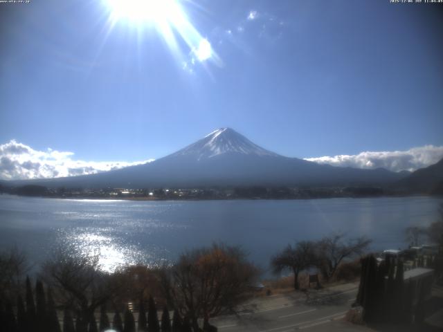 河口湖からの富士山