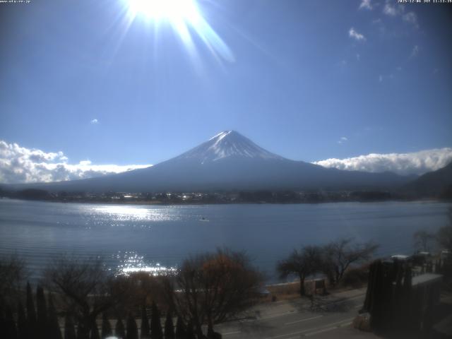 河口湖からの富士山