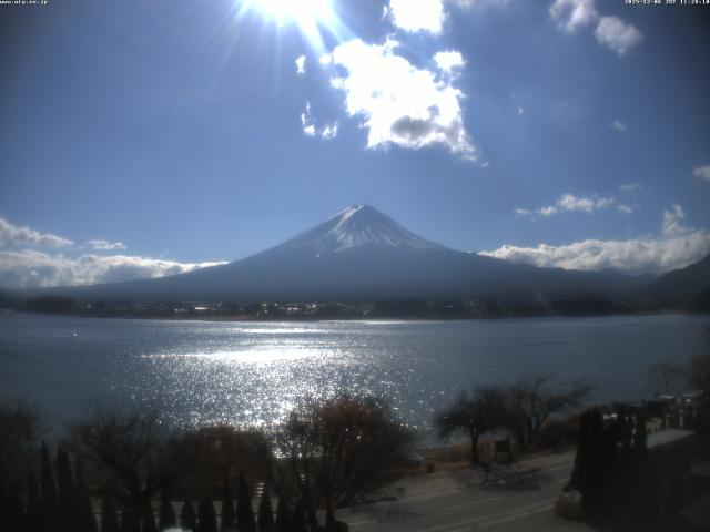 河口湖からの富士山