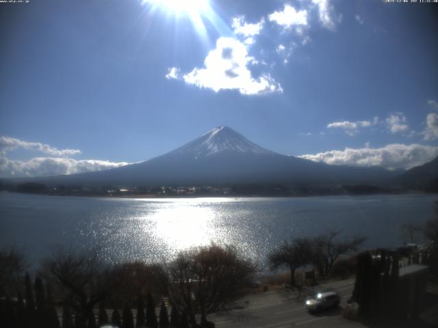 河口湖からの富士山