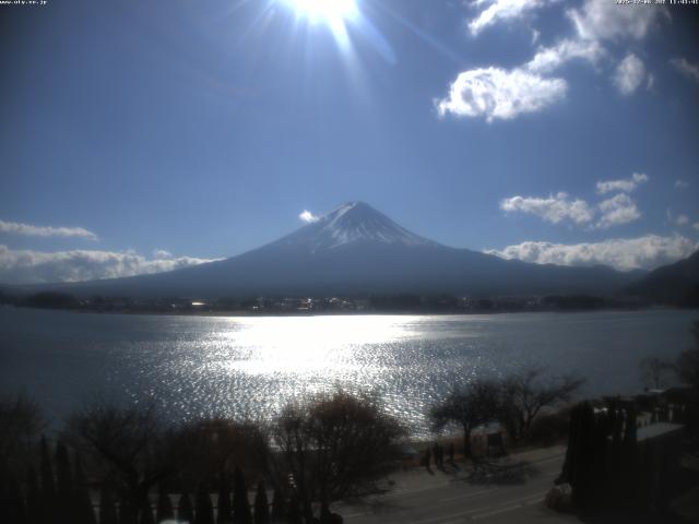 河口湖からの富士山