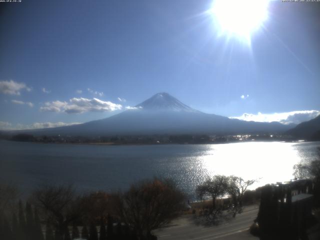 河口湖からの富士山