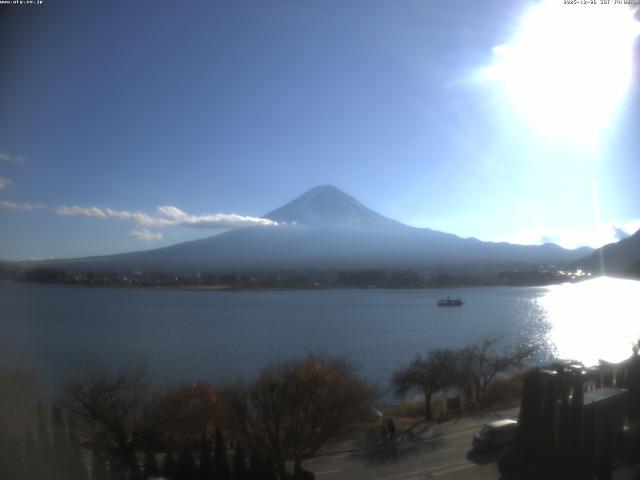 河口湖からの富士山