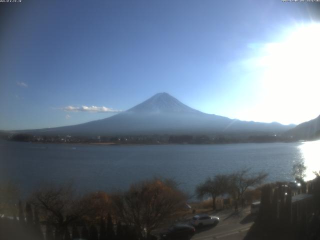 河口湖からの富士山