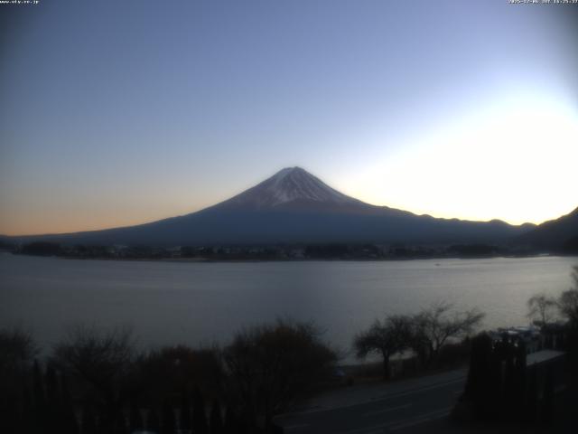 河口湖からの富士山