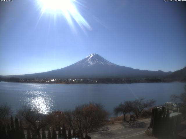 河口湖からの富士山