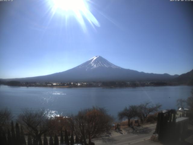 河口湖からの富士山