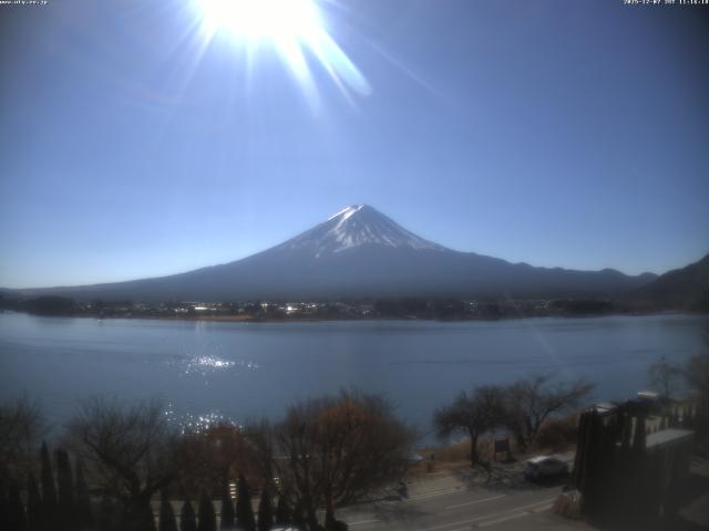 河口湖からの富士山
