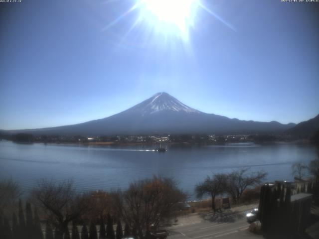 河口湖からの富士山