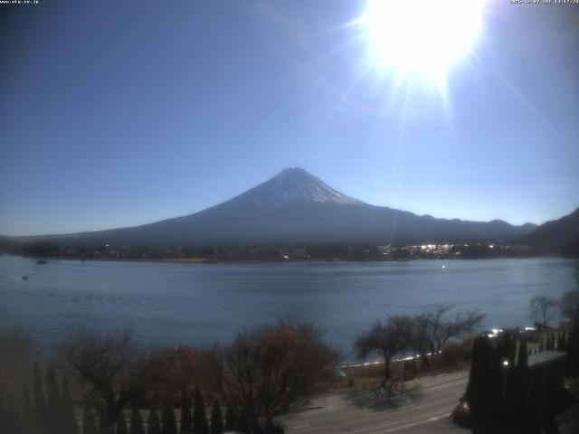 河口湖からの富士山