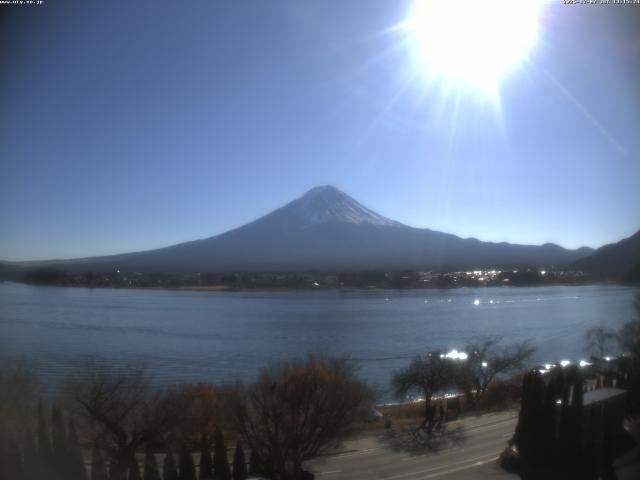河口湖からの富士山