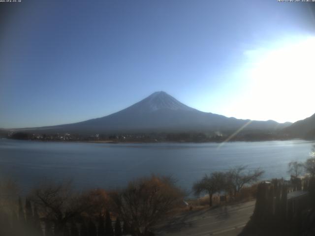 河口湖からの富士山