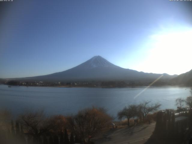 河口湖からの富士山