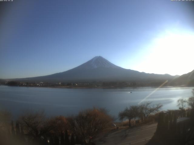 河口湖からの富士山