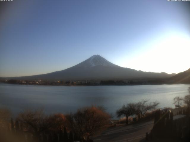 河口湖からの富士山