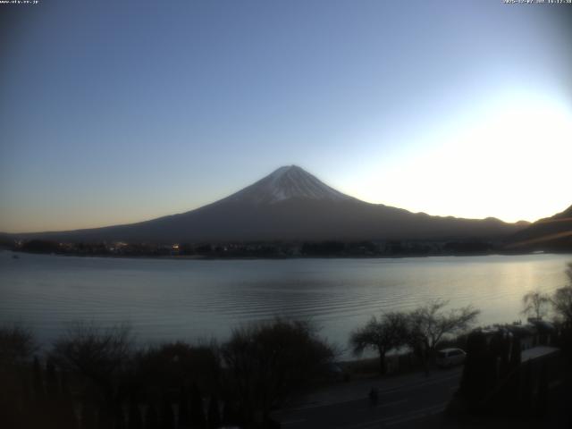 河口湖からの富士山