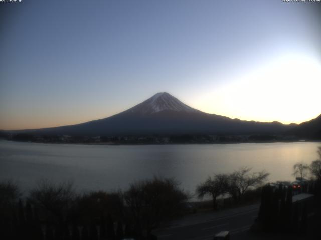河口湖からの富士山