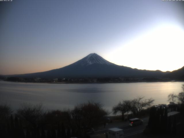 河口湖からの富士山