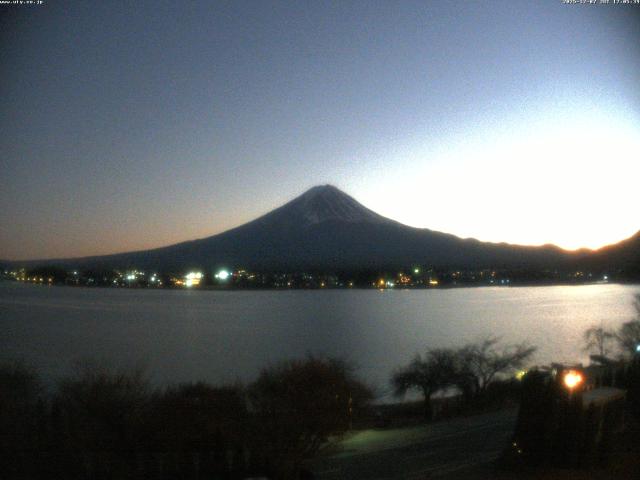 河口湖からの富士山