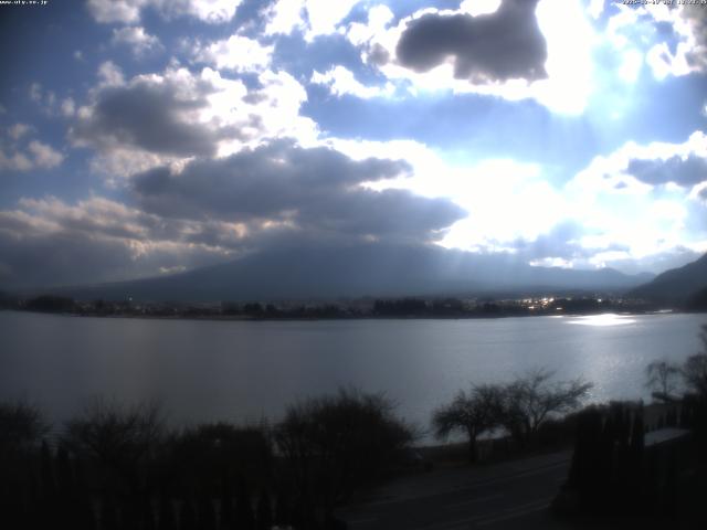 河口湖からの富士山