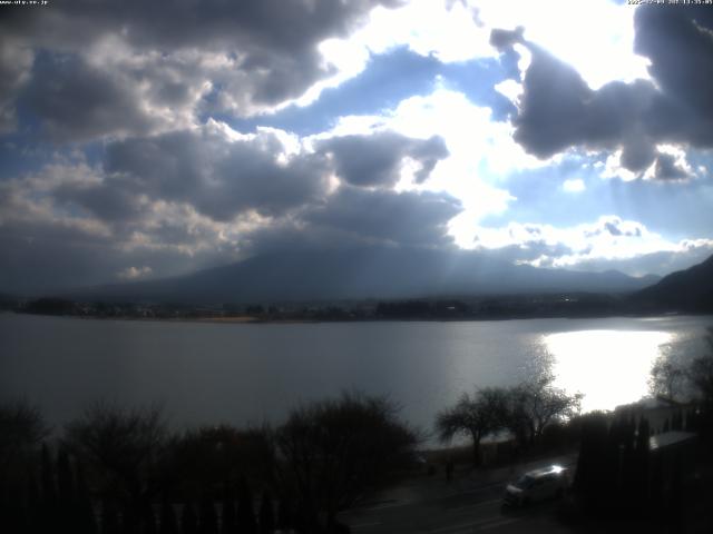 河口湖からの富士山