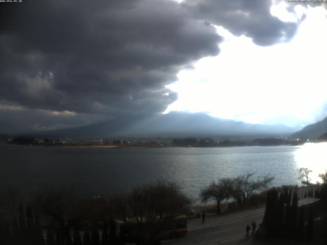 河口湖からの富士山