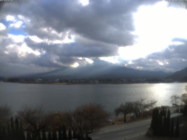 河口湖からの富士山