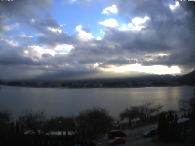 河口湖からの富士山