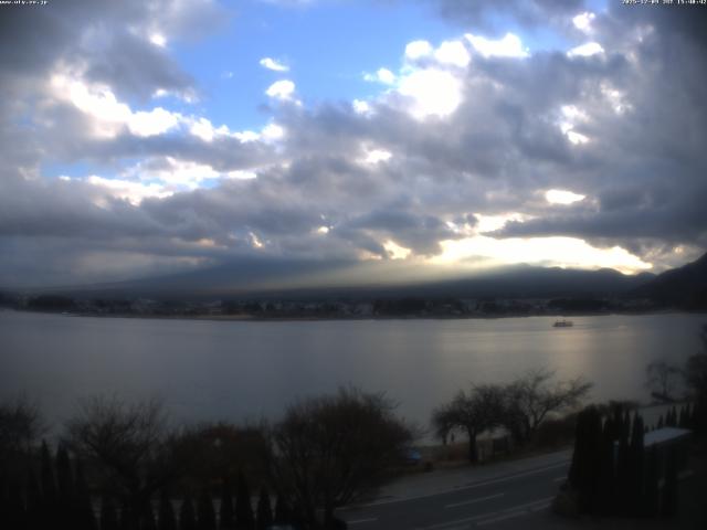河口湖からの富士山