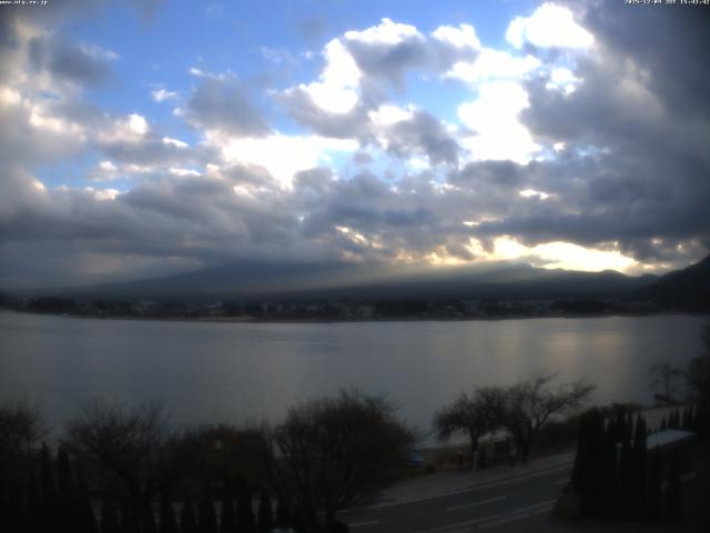 河口湖からの富士山