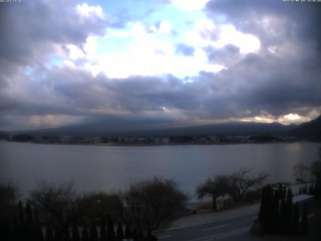 河口湖からの富士山