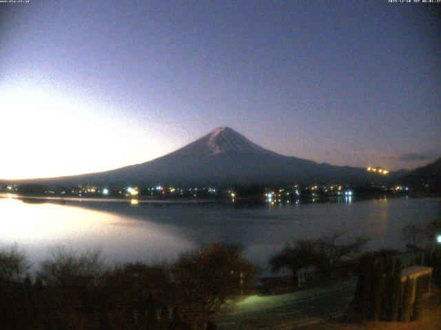 河口湖からの富士山