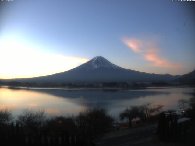 河口湖からの富士山