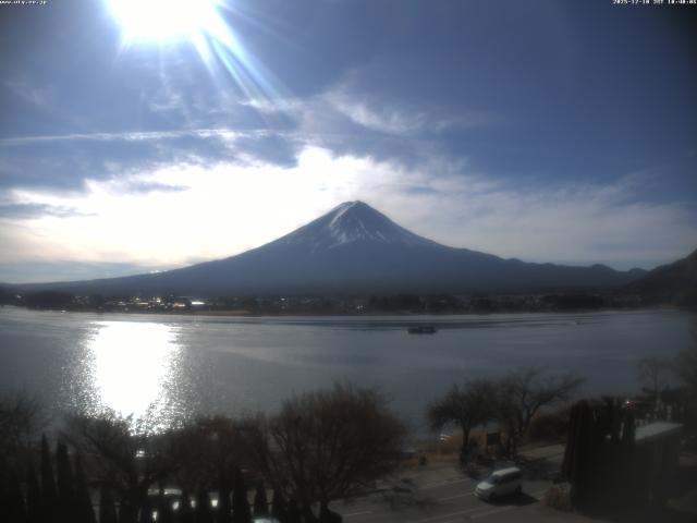 河口湖からの富士山