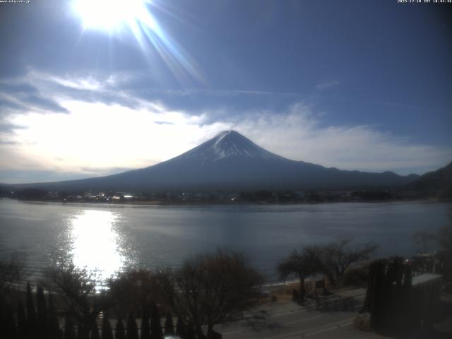 河口湖からの富士山