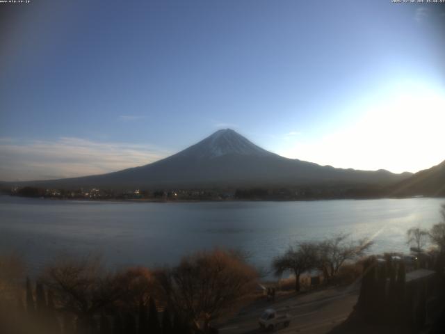 河口湖からの富士山