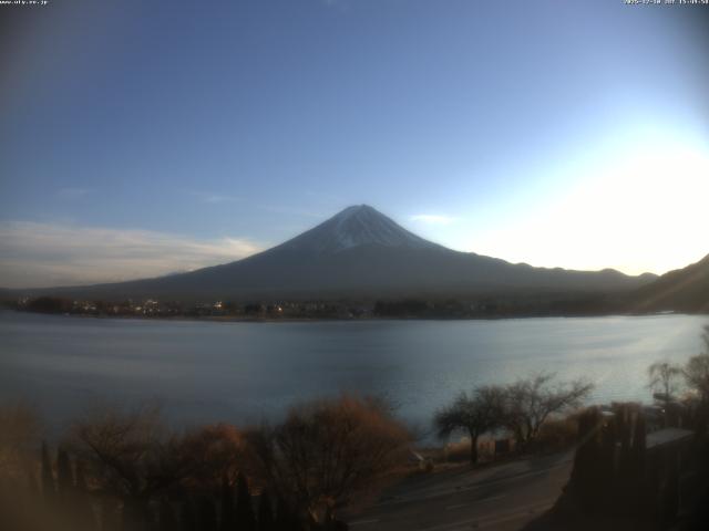 河口湖からの富士山
