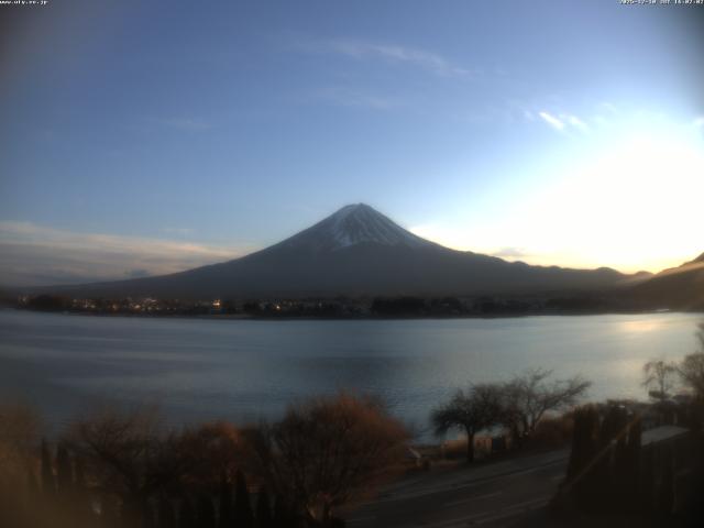 河口湖からの富士山