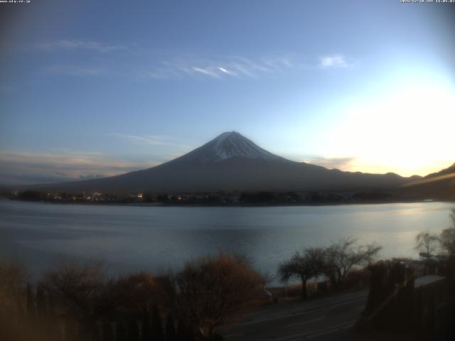 河口湖からの富士山