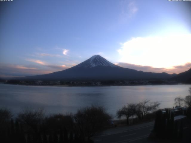 河口湖からの富士山