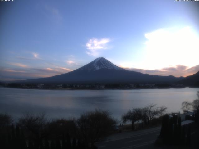 河口湖からの富士山