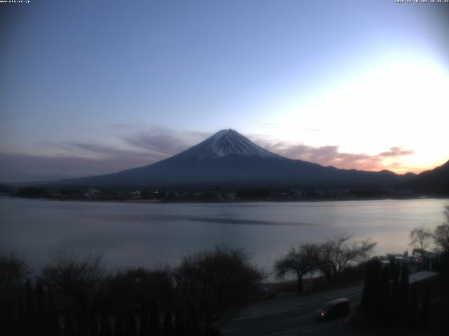 河口湖からの富士山