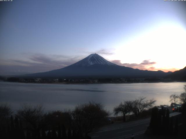 河口湖からの富士山