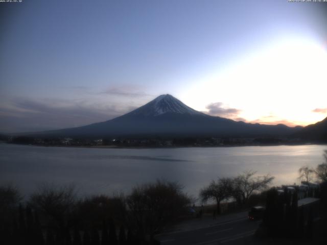 河口湖からの富士山