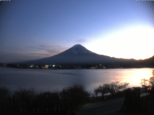 河口湖からの富士山