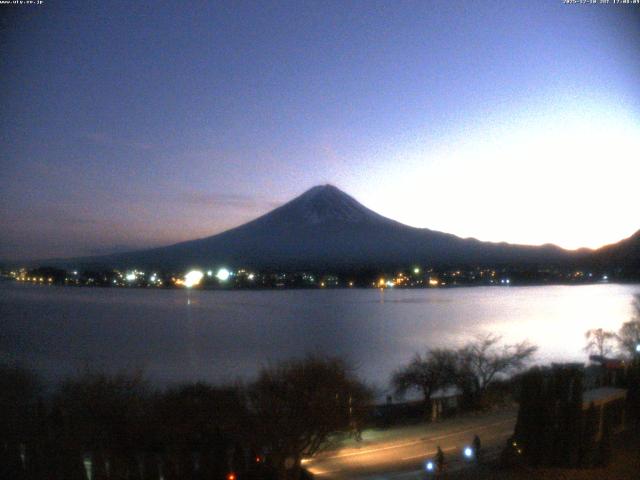 河口湖からの富士山