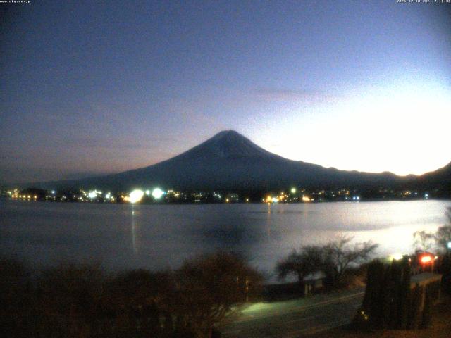河口湖からの富士山