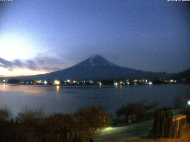 河口湖からの富士山