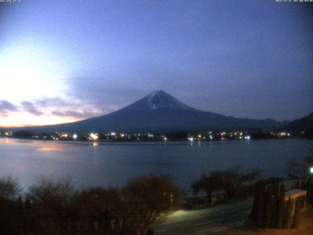 河口湖からの富士山