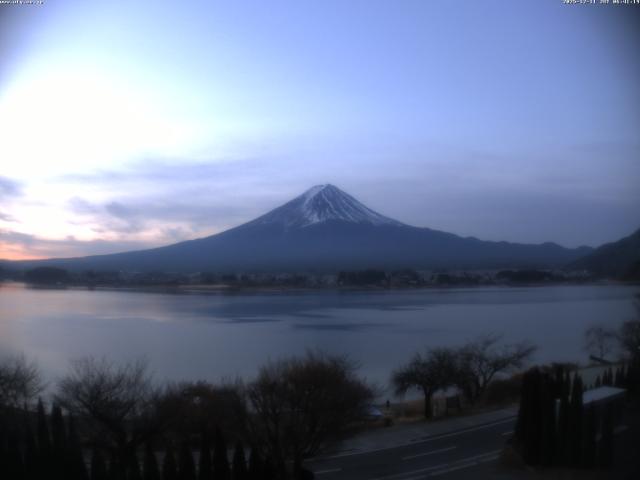 河口湖からの富士山
